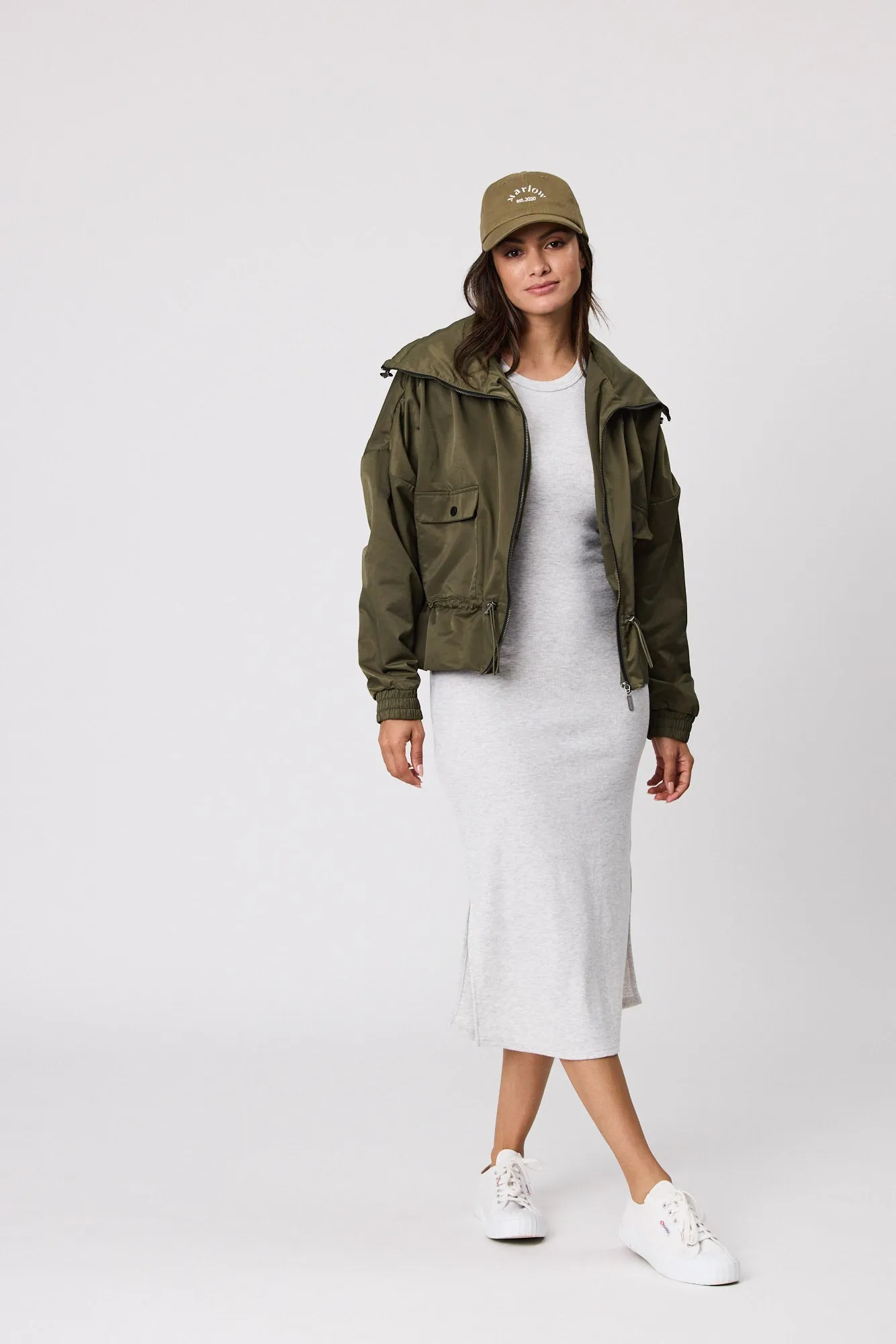 Ready Rib Dress - Oatmeal