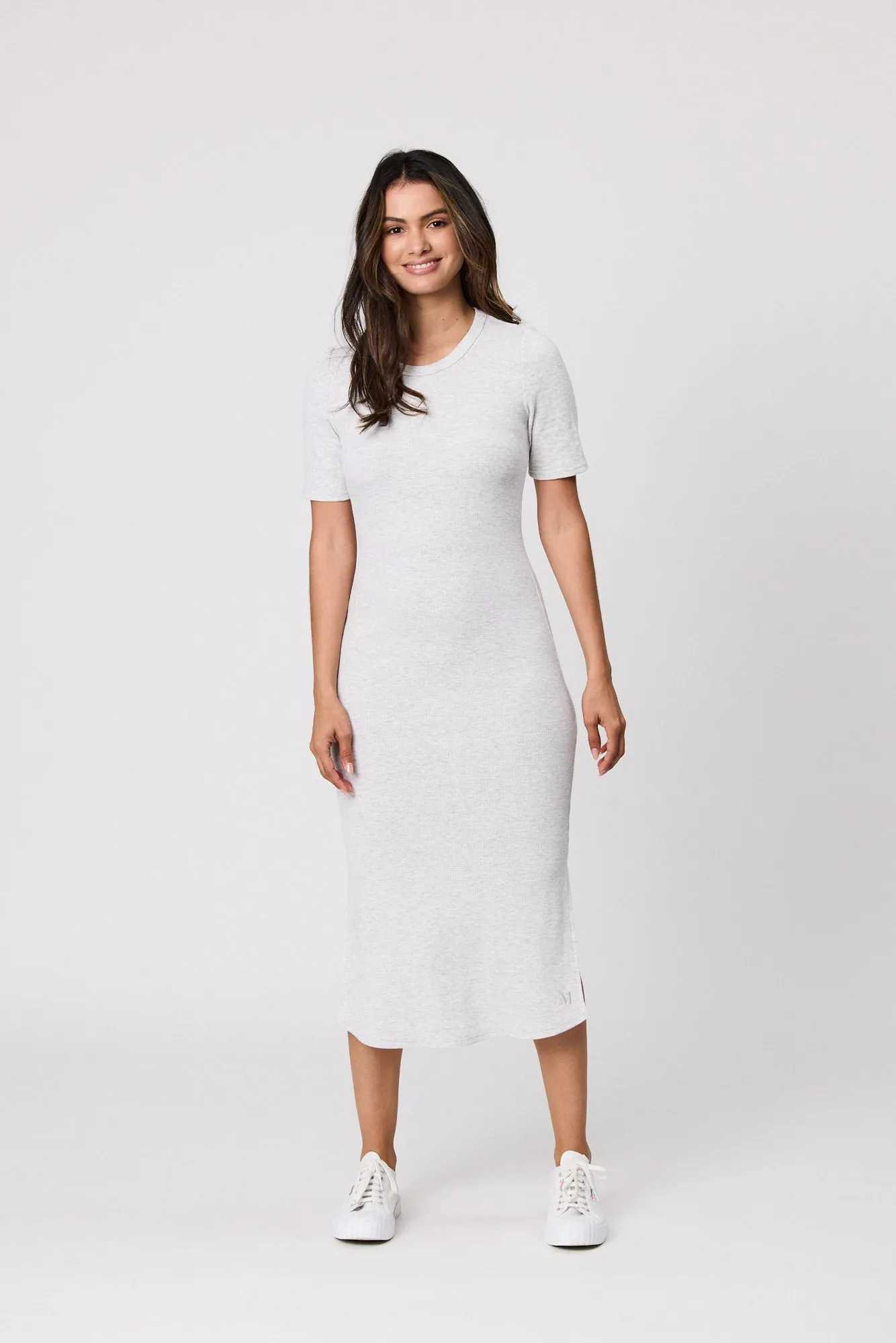 Ready Rib Dress - Oatmeal