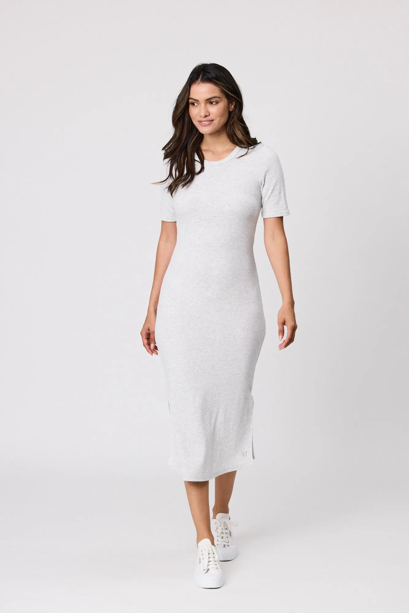 Ready Rib Dress - Oatmeal