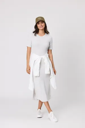 Ready Rib Dress - Oatmeal