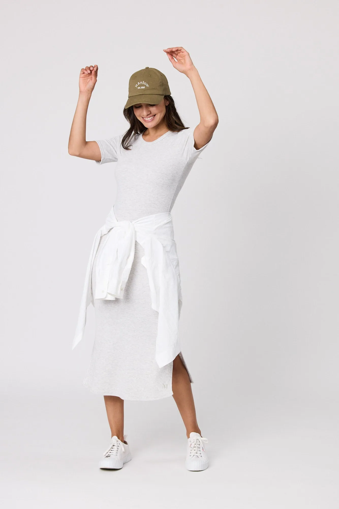 Ready Rib Dress - Oatmeal