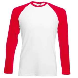Red and White Long Sleeve Top - Why not Personalise me!