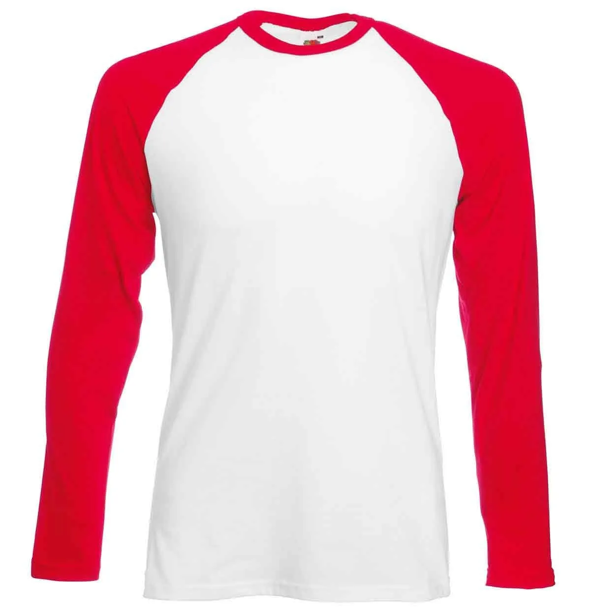 Red and White Long Sleeve Top - Why not Personalise me!