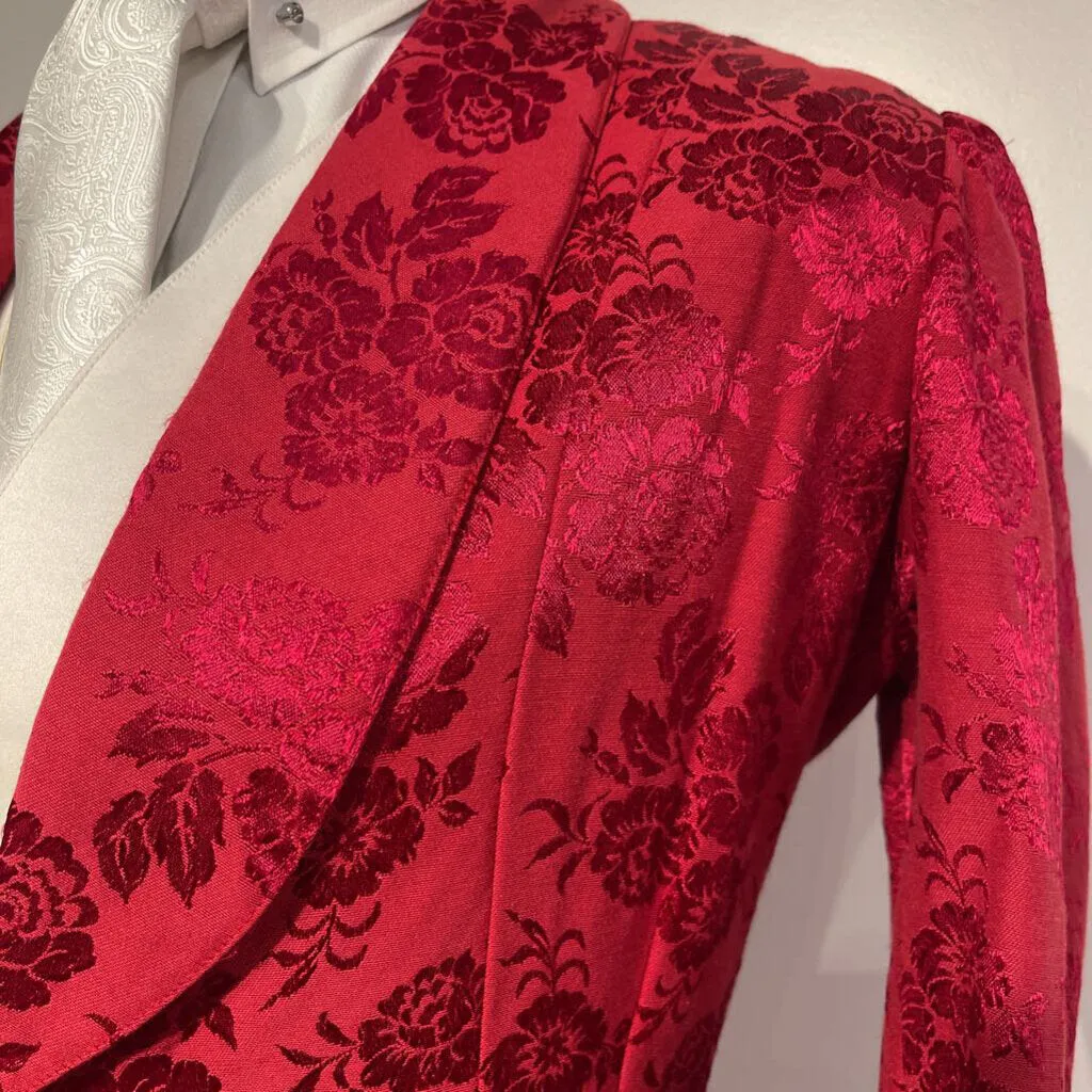 Red Daycoat with Roses