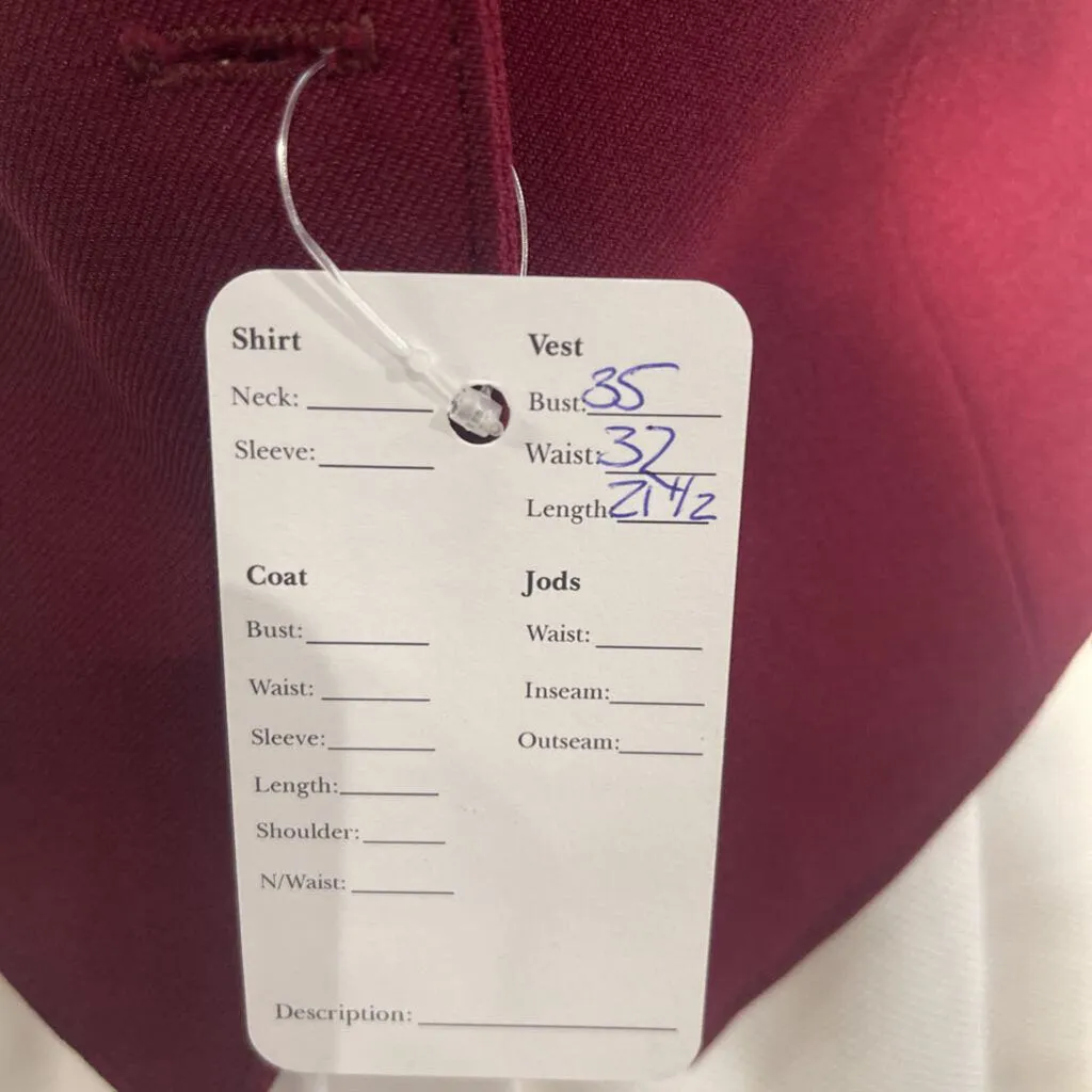 Red Poly Vest
