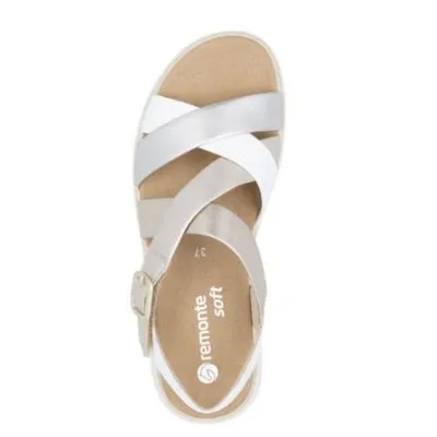 Remonte D2K53-91 Metallic Women's Sandals