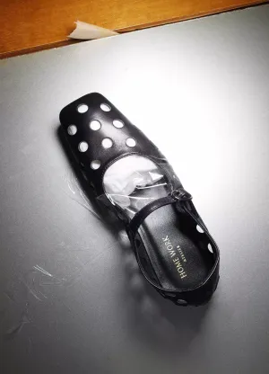 Retro Perforated Mary Jane Shoes
