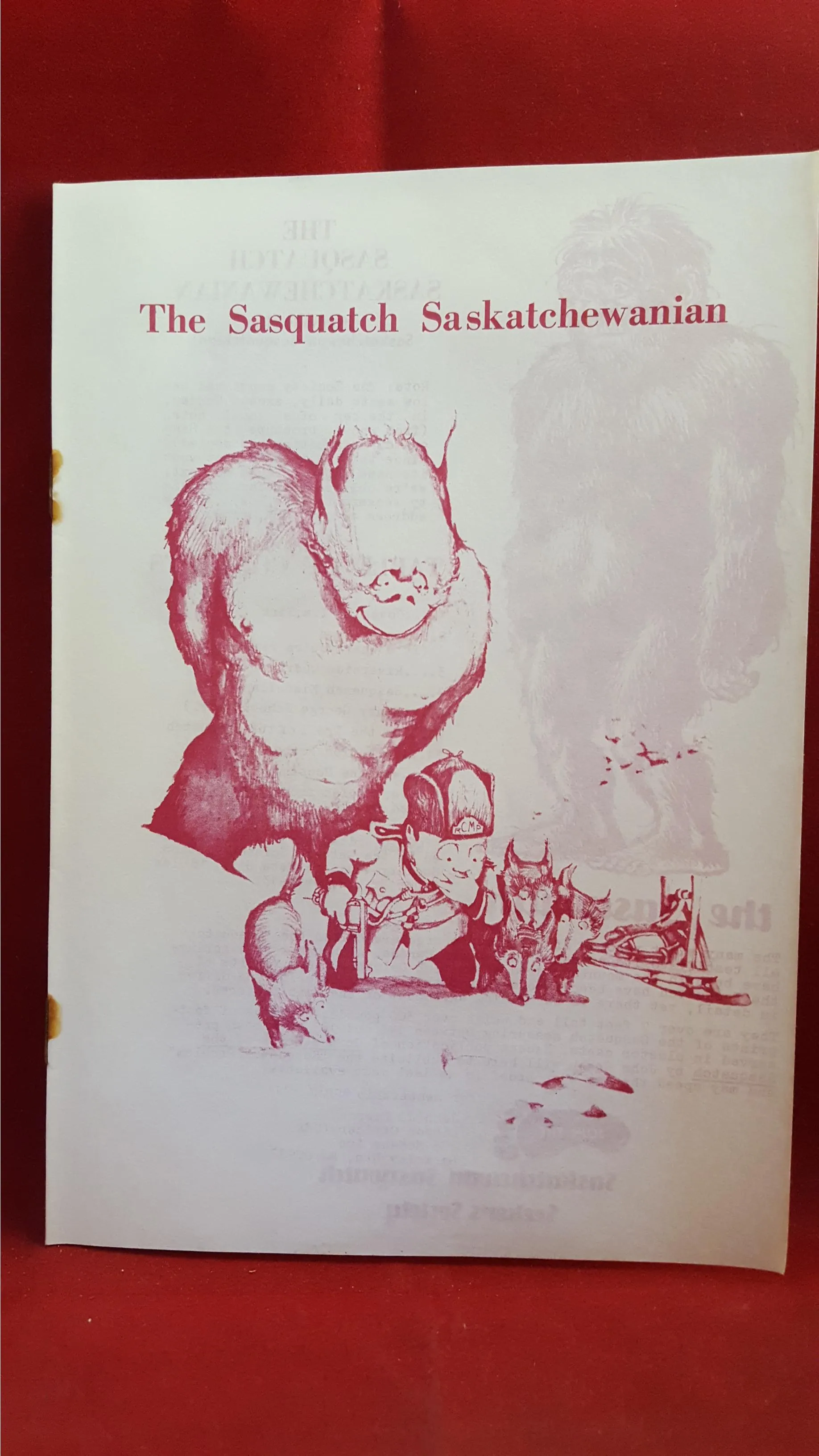 Riverside Quarterly - The Sasquatch Saskatchewanian