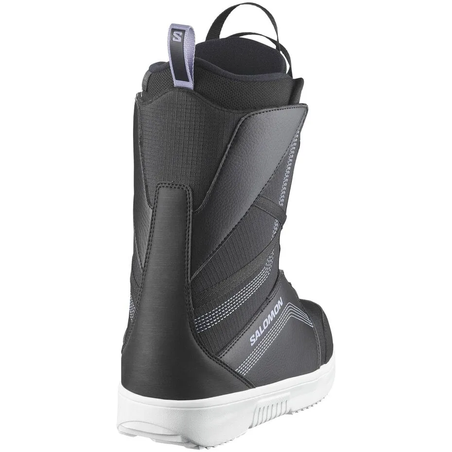 SALOMON W SCARLET BOA BOOTS