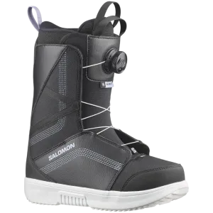 SALOMON W SCARLET BOA BOOTS