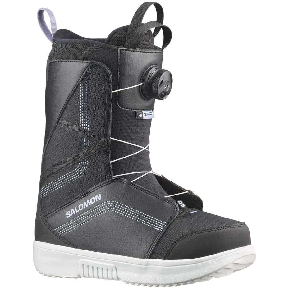 SALOMON W SCARLET BOA BOOTS