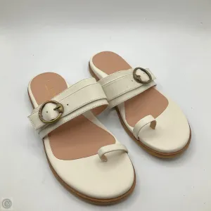 Sandals Flats By Cole-haan In Cream, Size: 7.5