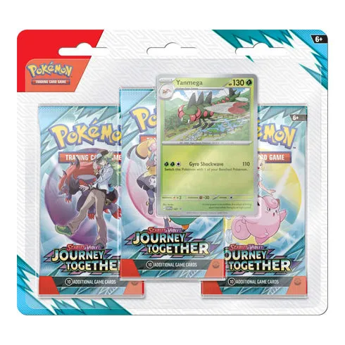 Scarlet & Violet Journey Together Three Booster Blisters (Pair) POKEMON TCG