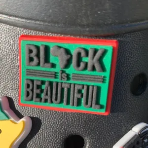 SHOE CHARMS - BLACK IS BEAUTIFUL