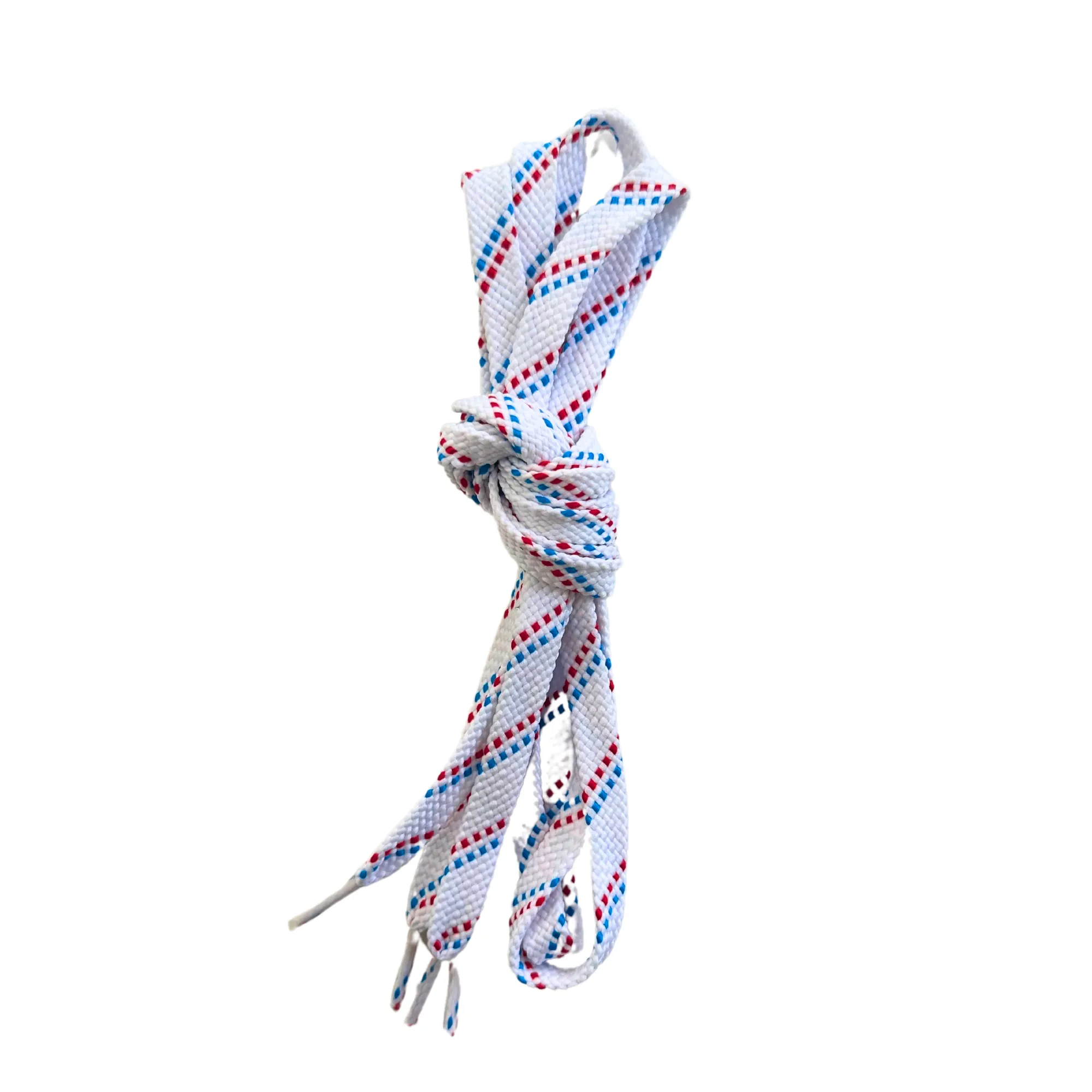 SHOE LACES - retro blue/red