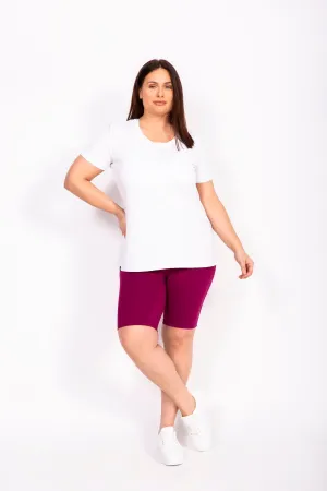 Short Sport Le Everywhere 8'' Taille Plus (Magenta) de MOOV Activewear