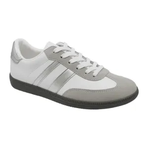 Silver and Grey Lace up Trainer
