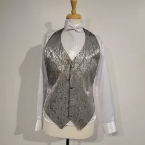 Silver Cumberbund Vest