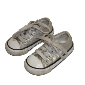 Silver Sparkle Low Top