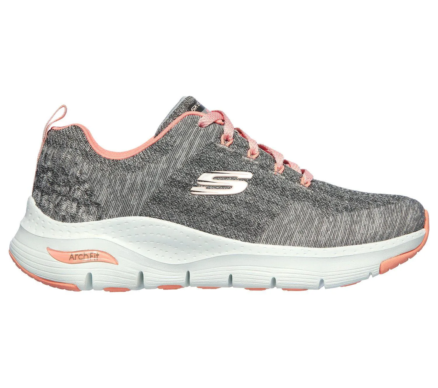 Skechers Comfy Wave 149414 Arch Fit Sneakers für Damen mit weiter Passform