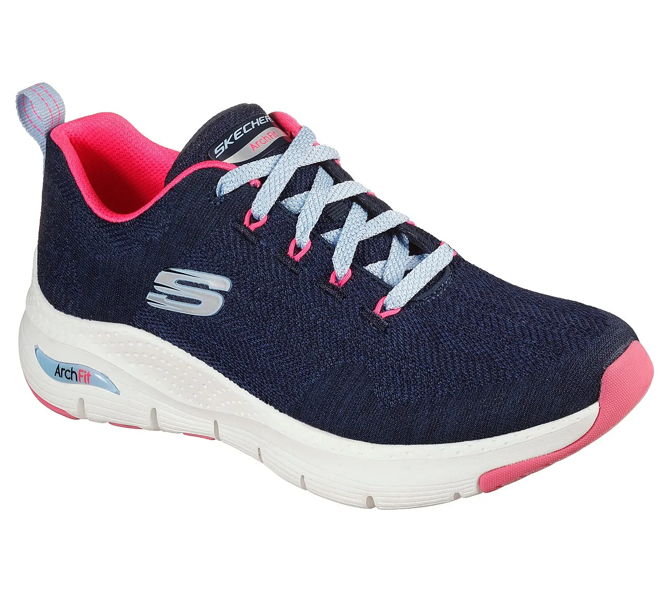 Skechers Comfy Wave 149414 Arch Fit Sneakers für Damen mit weiter Passform