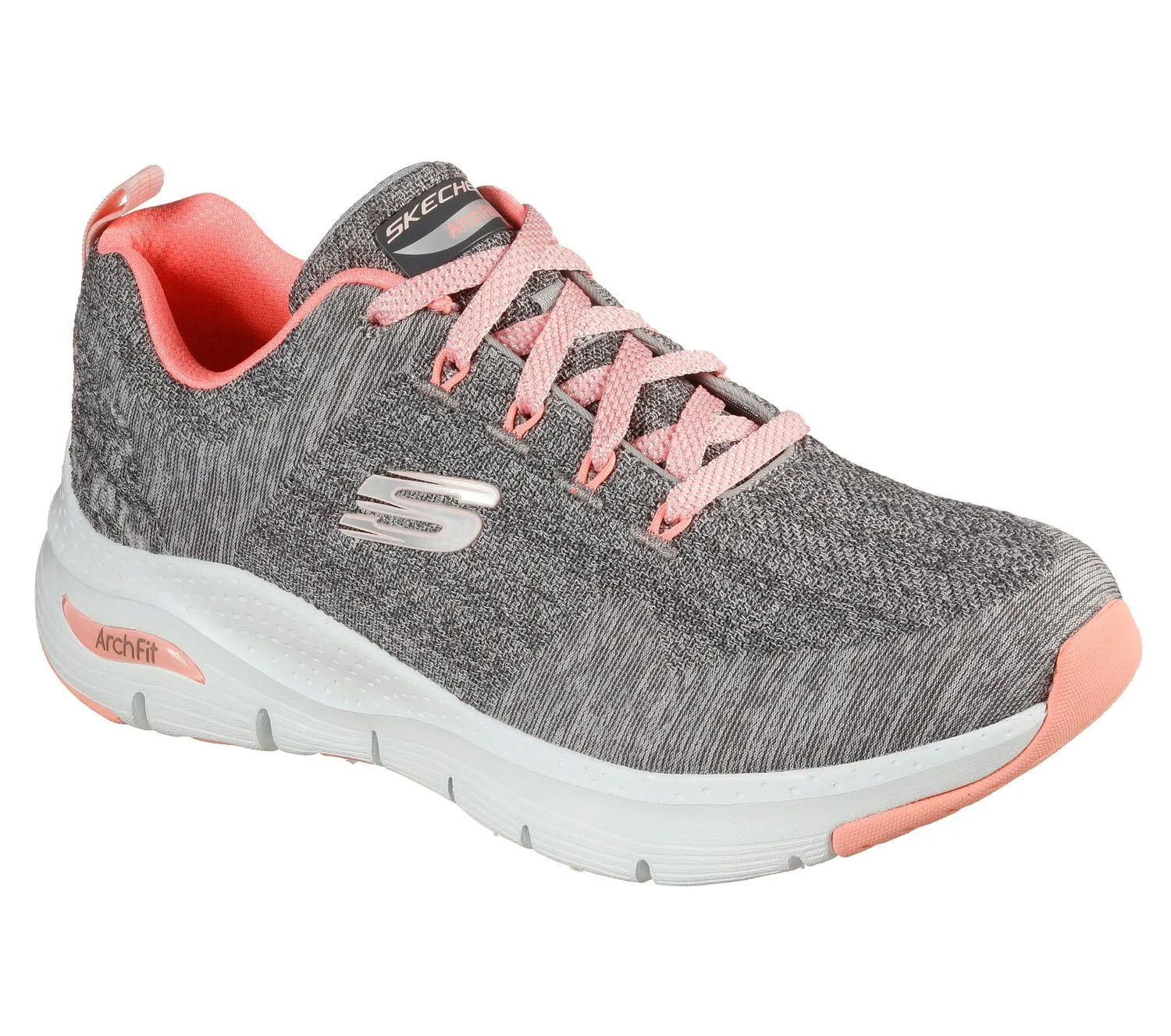 Skechers Comfy Wave 149414 Arch Fit Sneakers für Damen mit weiter Passform