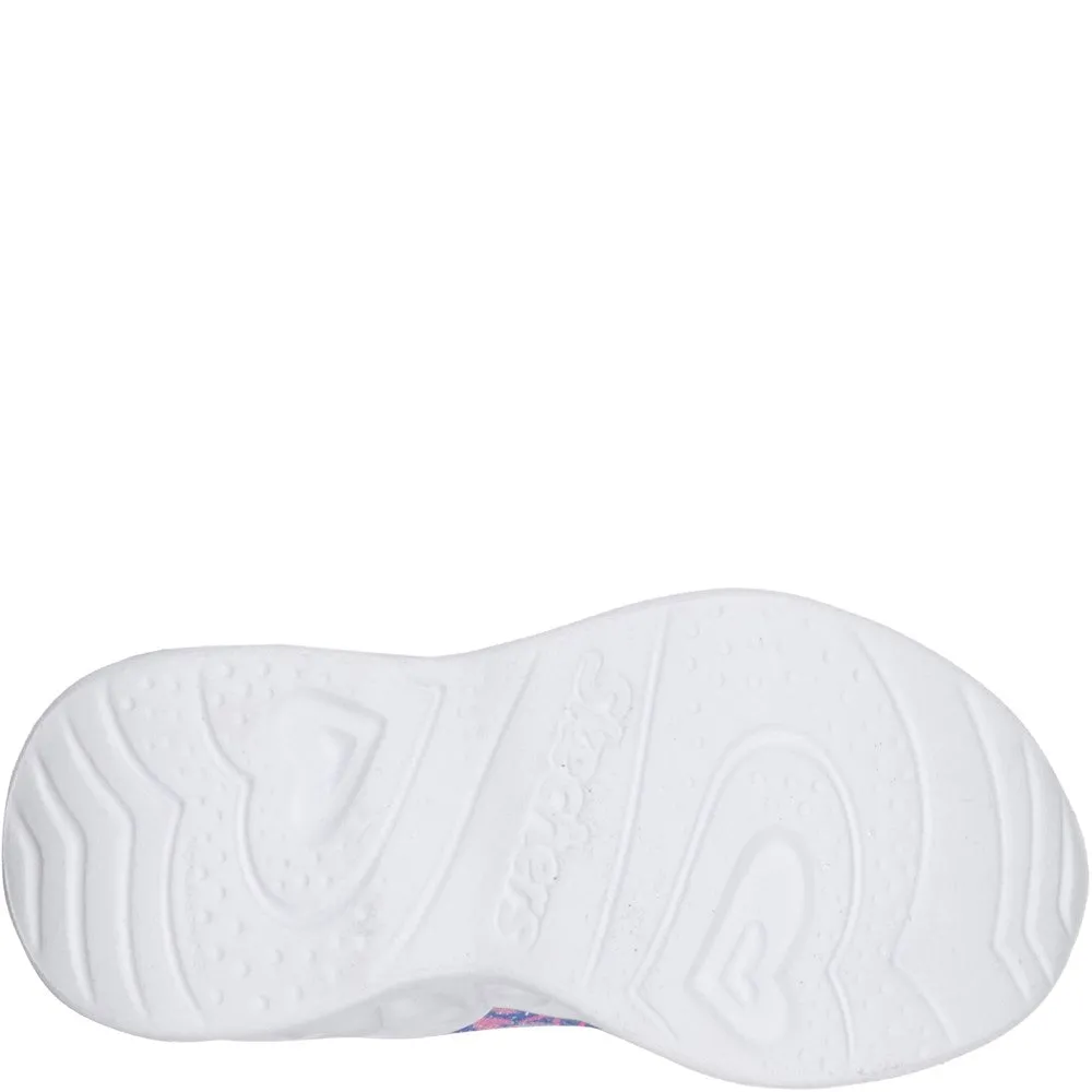 Skechers Heart Lights Touch Fastening Trainer