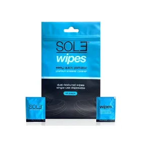 SOL3 Shoe Cleaner Quick Sneaker Wipes Pack of 12
