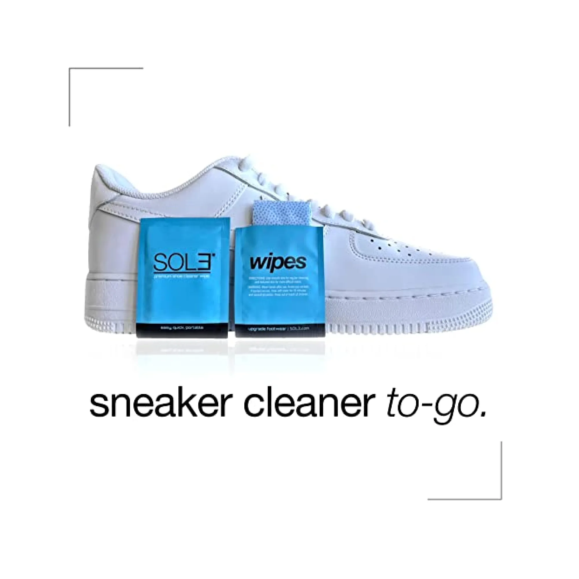 SOL3 Shoe Cleaner Quick Sneaker Wipes Pack of 12