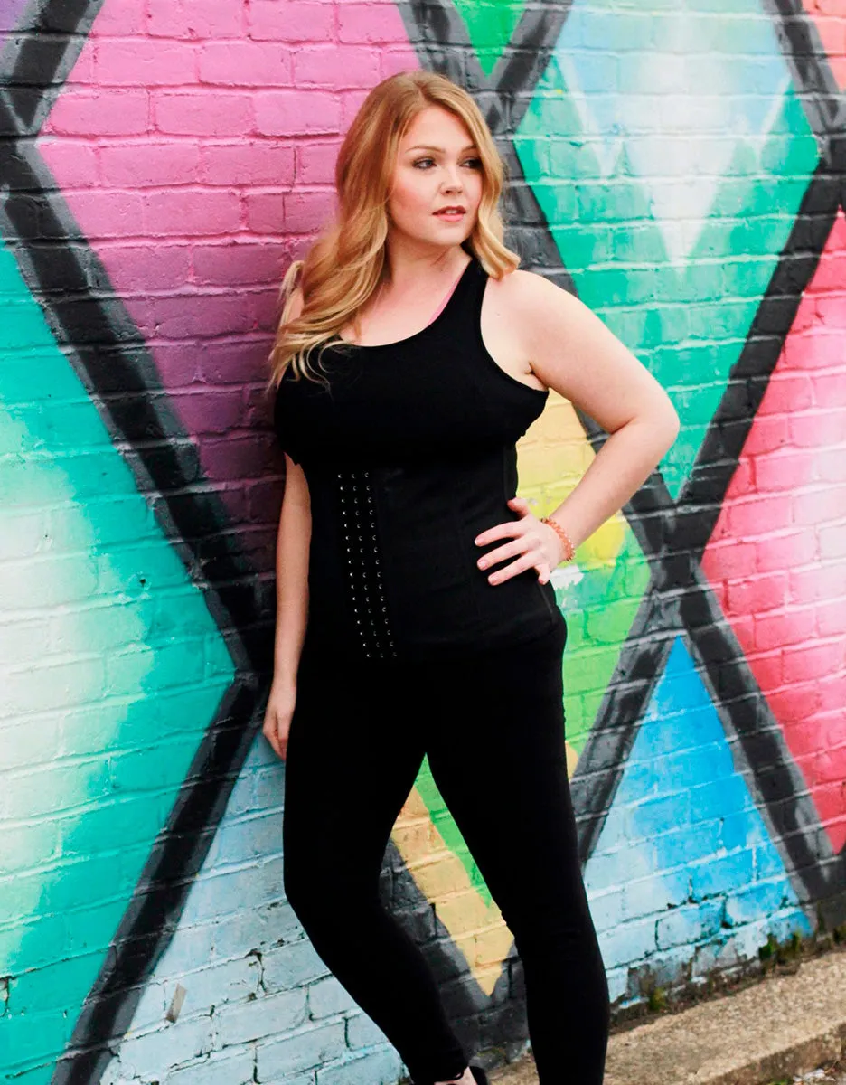 Sport Latex Waist Trainer - Classic Black