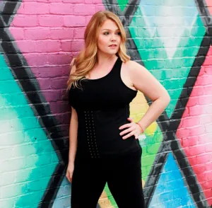 Sport Latex Waist Trainer - Classic Black
