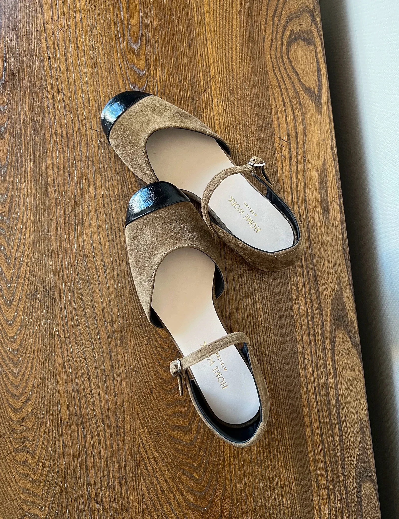 Suede Mary Jane Shoes