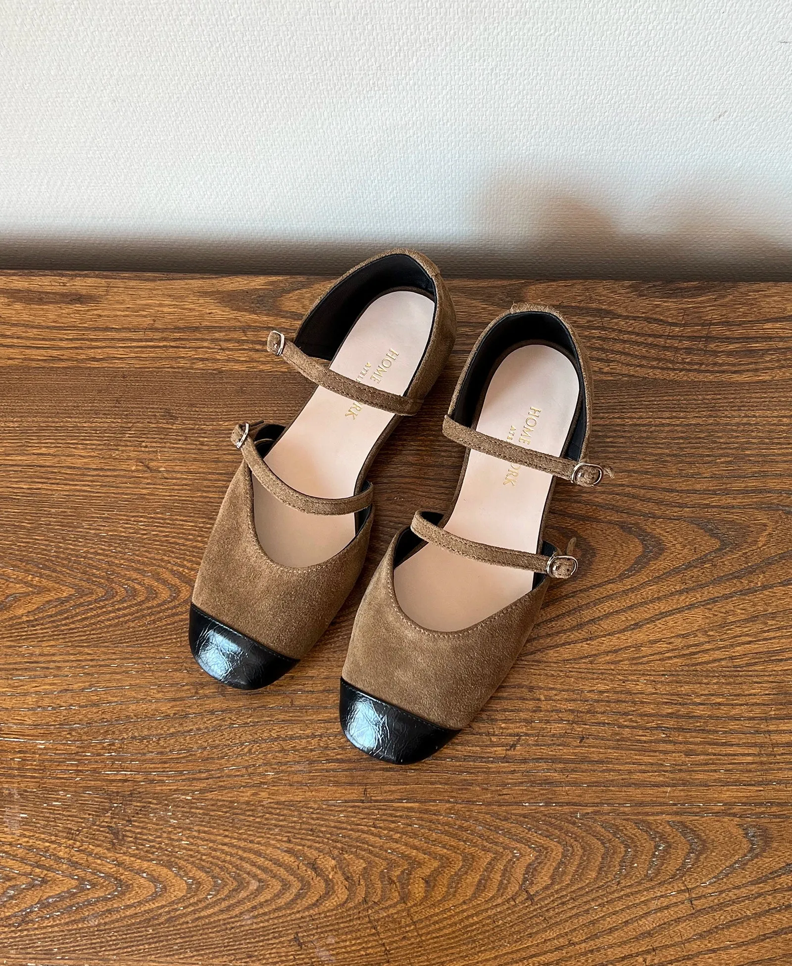 Suede Mary Jane Shoes