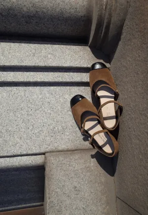 Suede Mary Jane Shoes