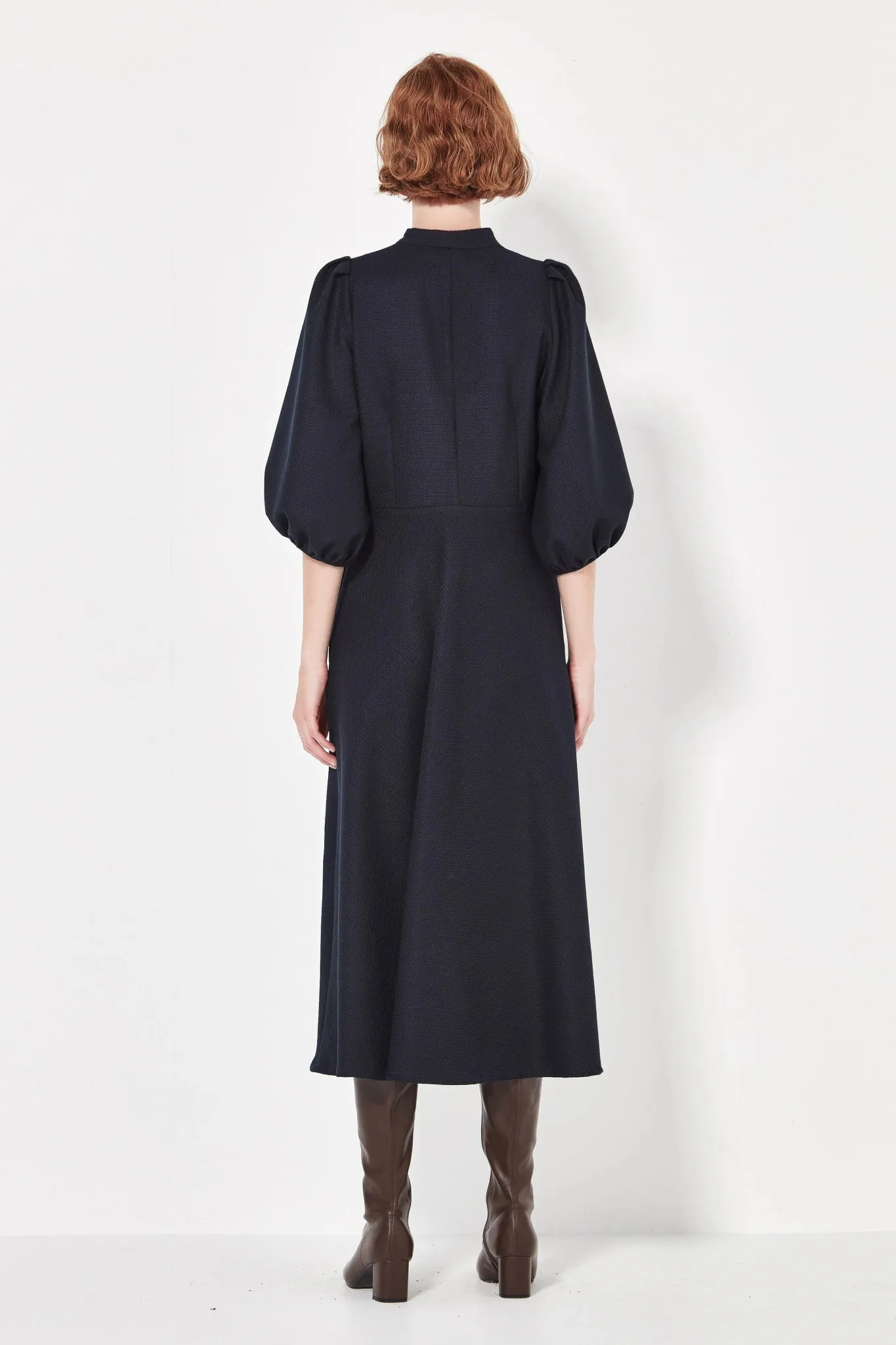 Swinton Dress | Navy