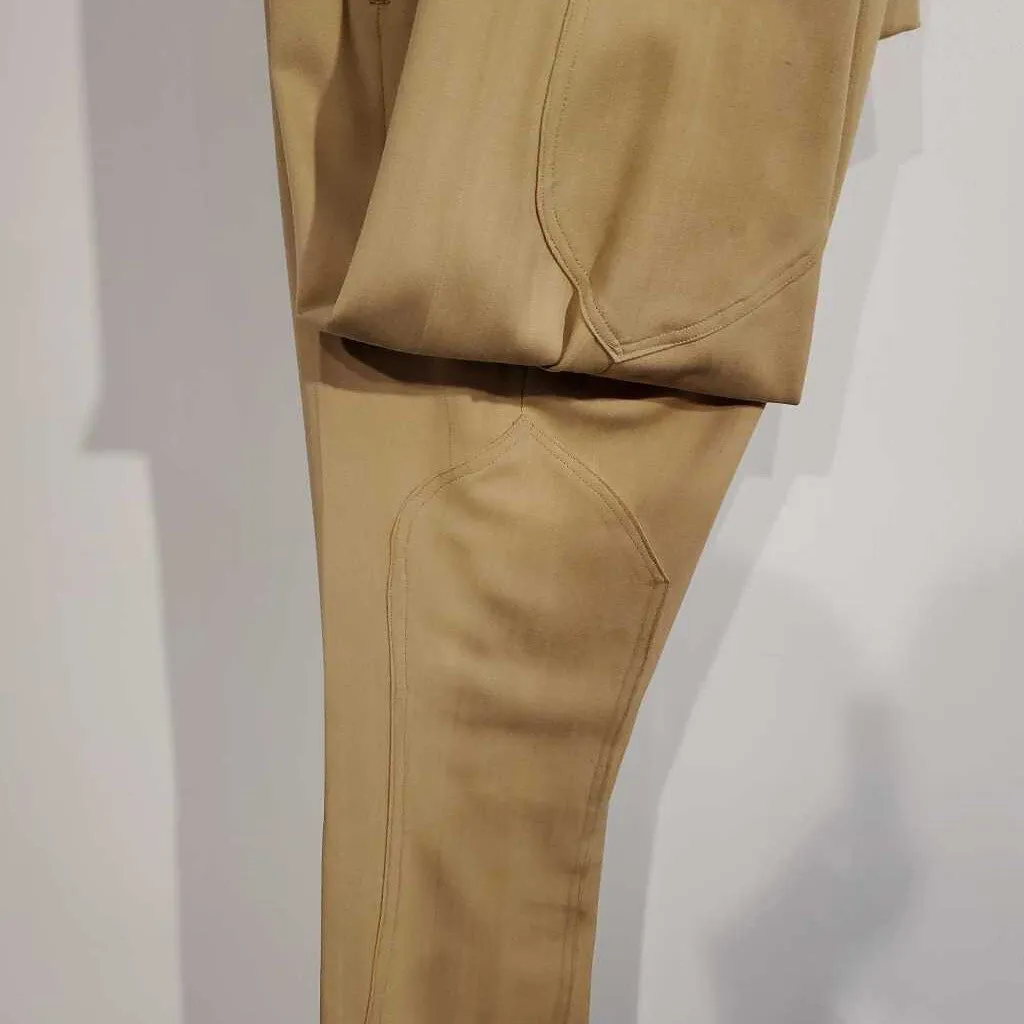 Tan Stripe Pleasure Jods no Suede(33 1/2W)