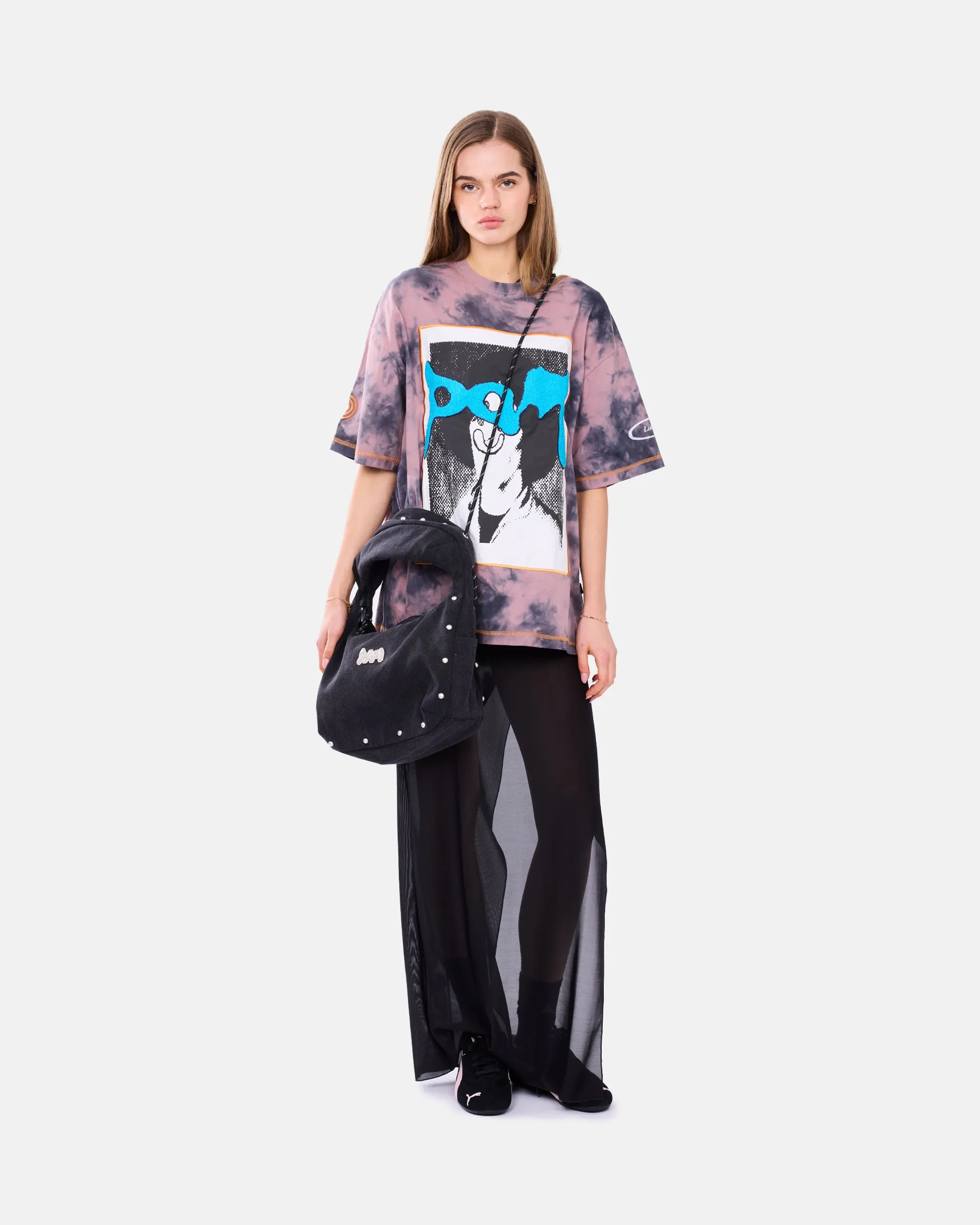 Tarot Bag Denim Hearts