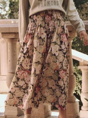 The Canary Skirt - Vintage Rose Print