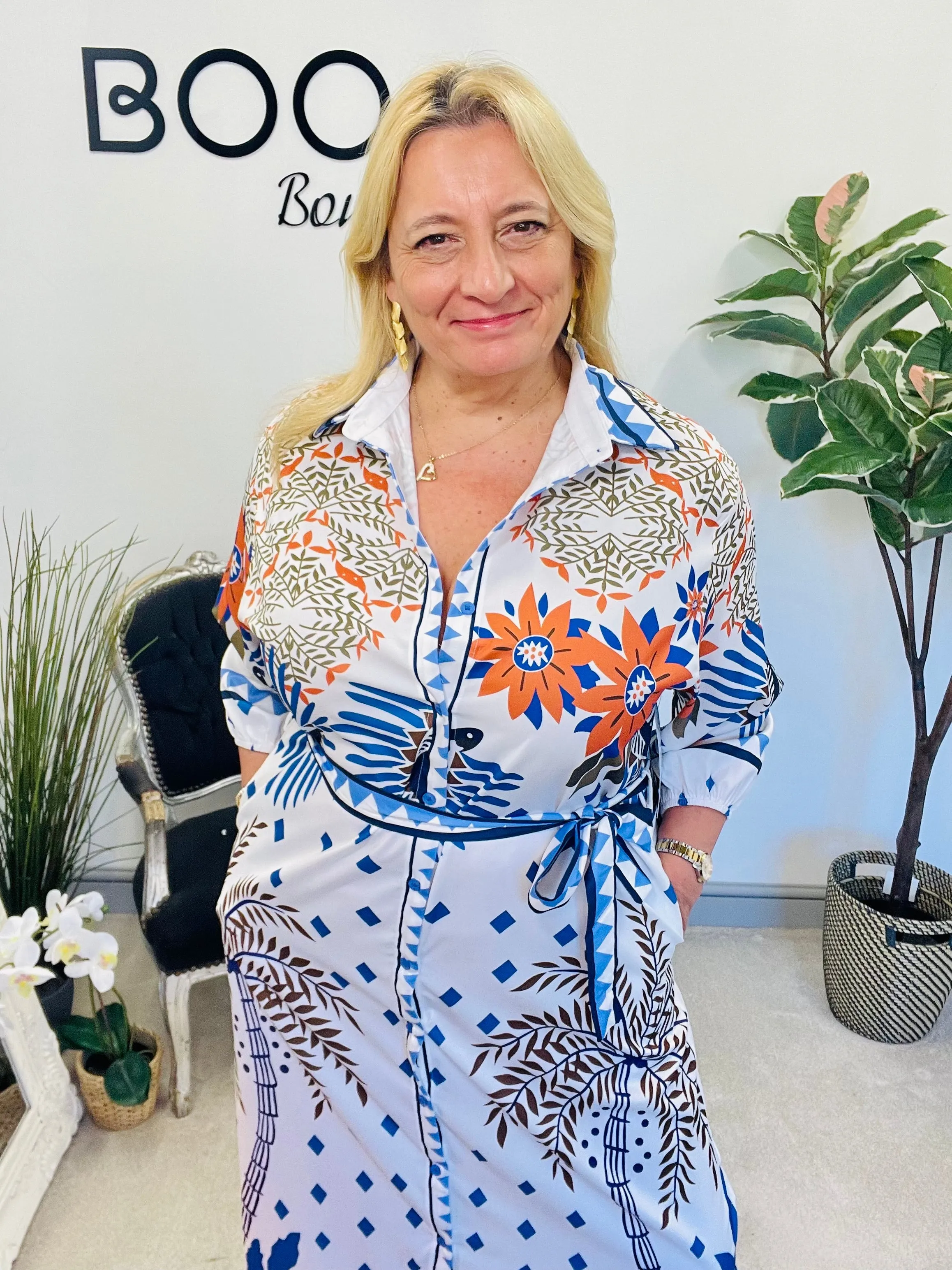 The HETTY shirt maxi dress