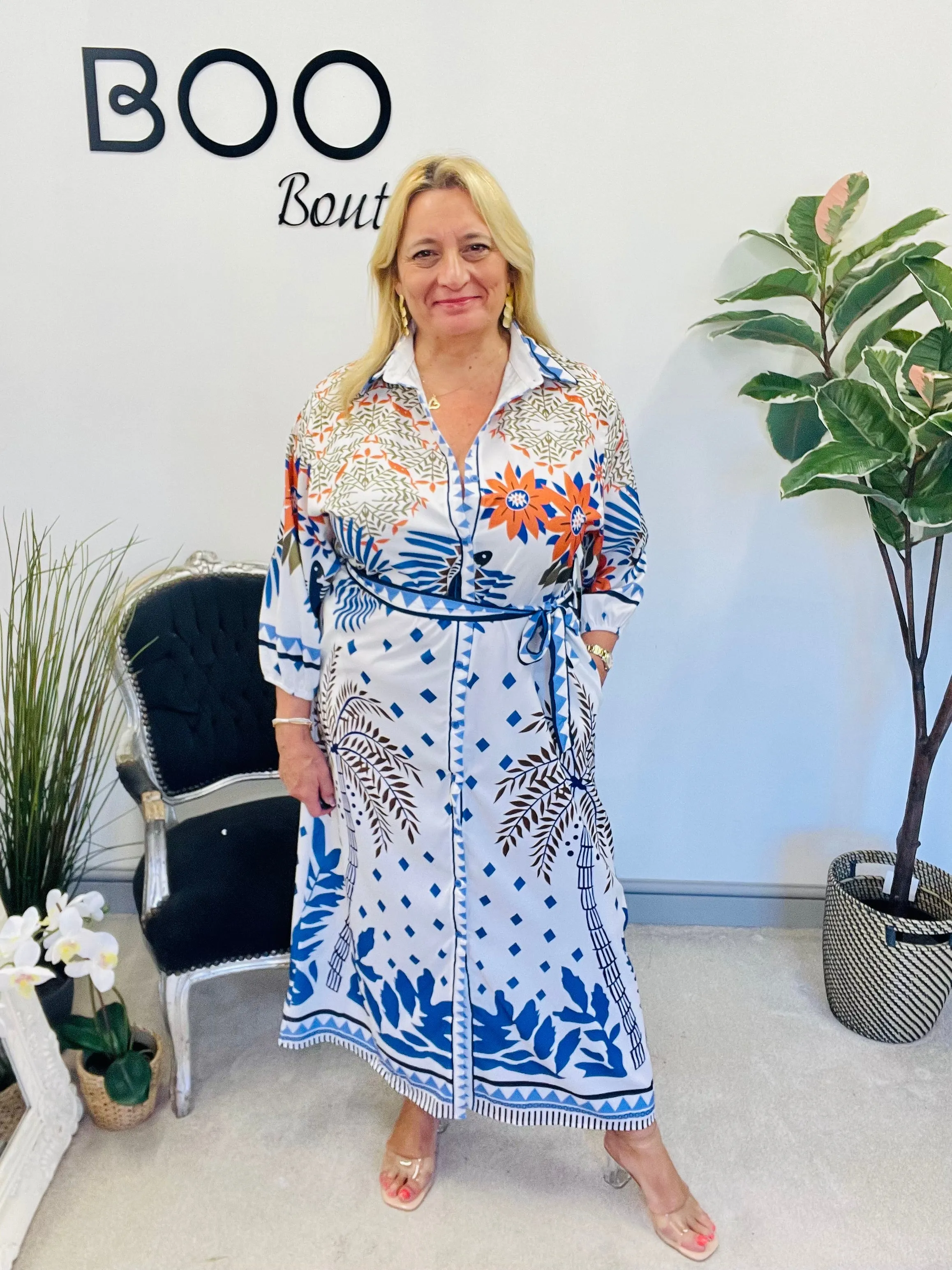 The HETTY shirt maxi dress