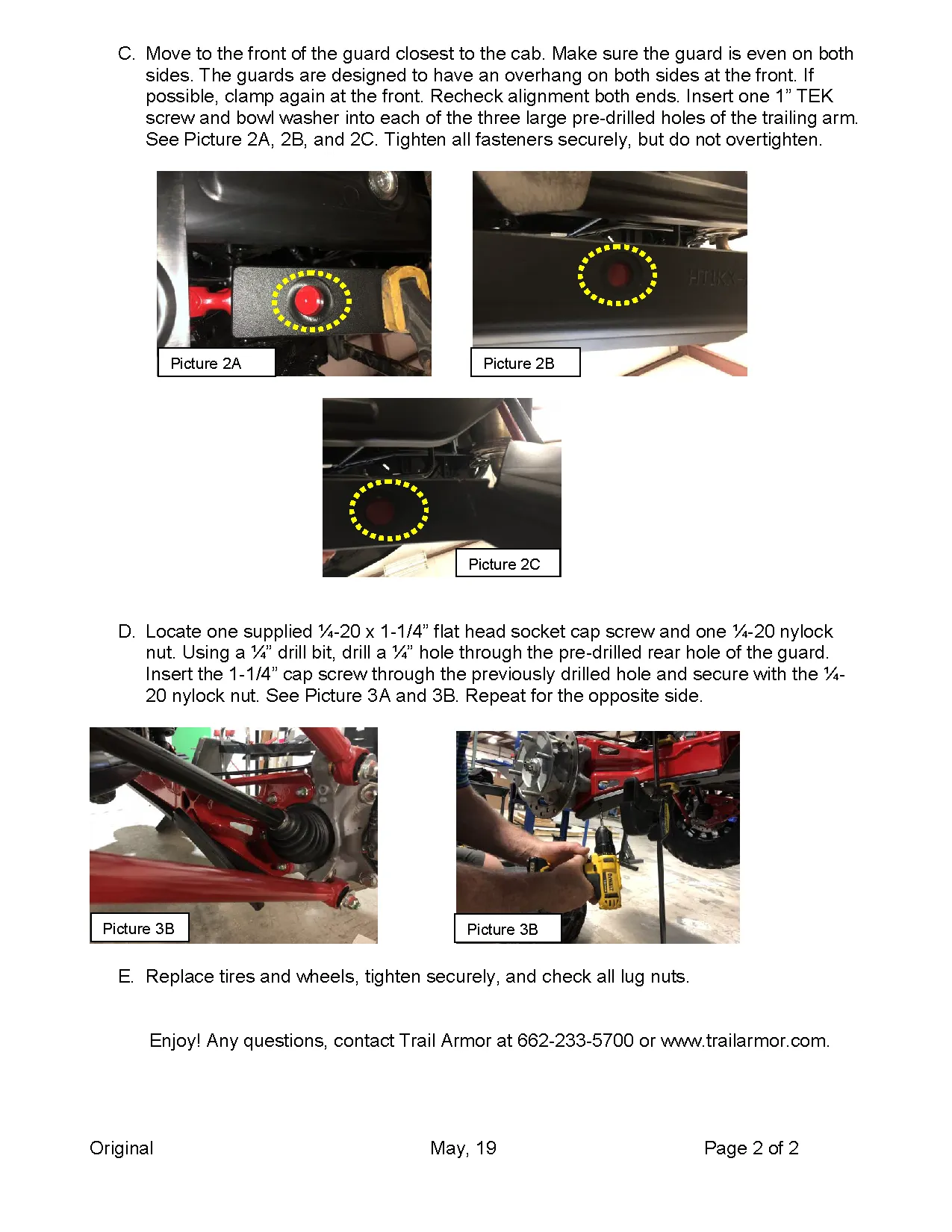 Trail Armor Honda Talon 1000X, Talon 1000X Fox Live Valve, Talon 1000X-4, Talon 1000 X-4 Fox Live Valve, Honda Talon 1000 XS, Talon 1000 XS Fox Live Valve, Talon 1000 XS-4 and Talon 1000 XS-4 Fox Live Valve Trailing Arm Guards