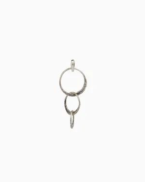 Triple Loop Pendant with Reef Texture