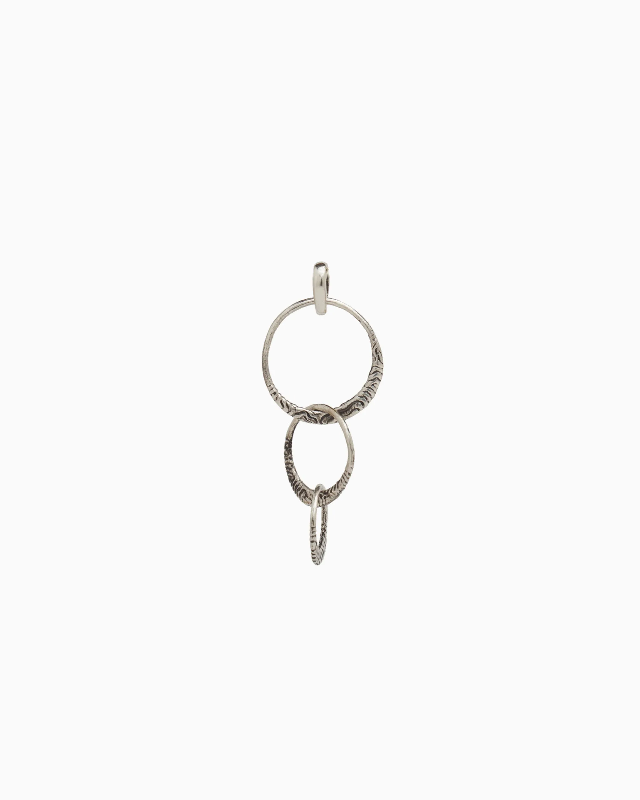 Triple Loop Pendant with Reef Texture
