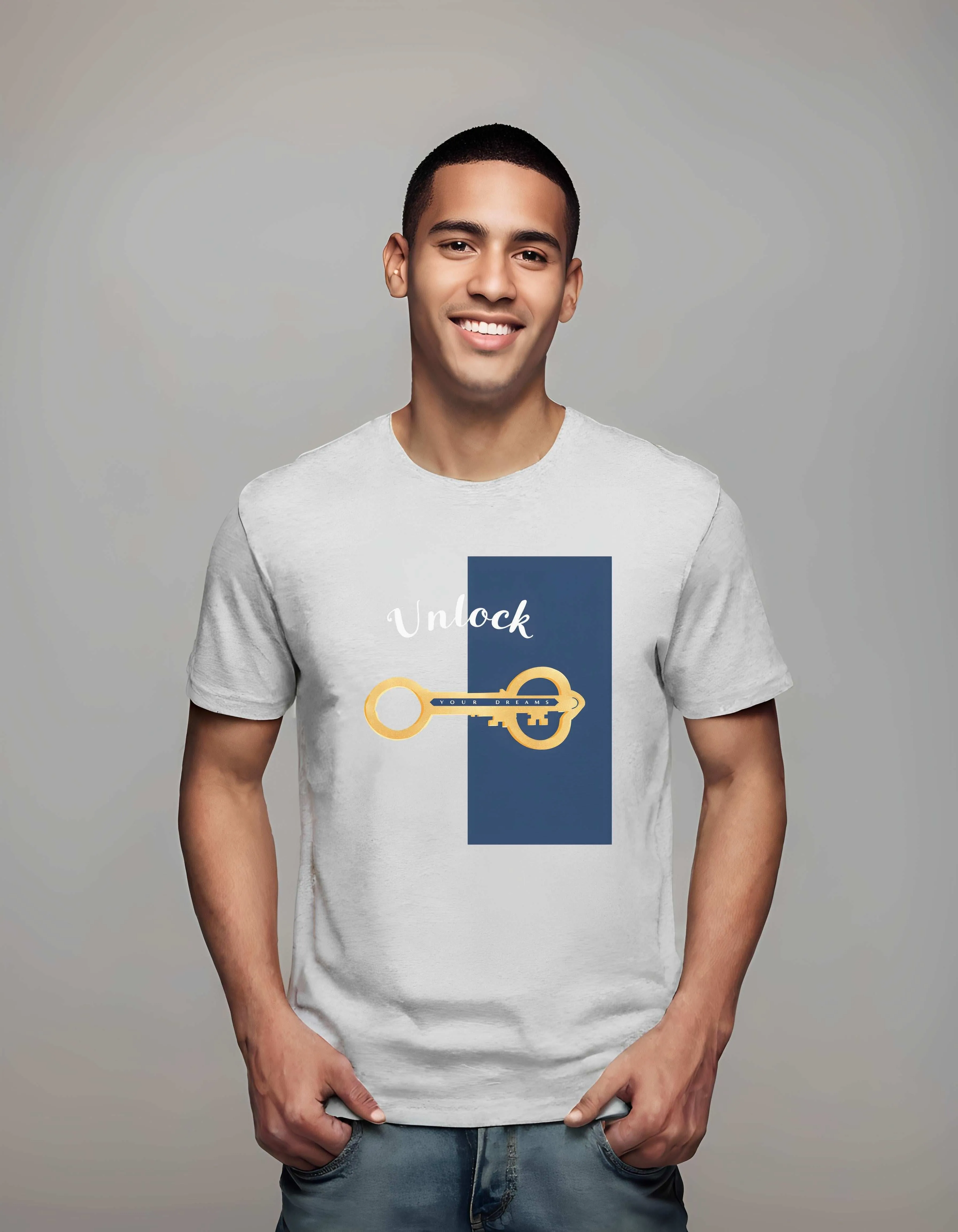 Unlock Your Dreams Key and Door Design | Classic T-Shirt (Unisex)