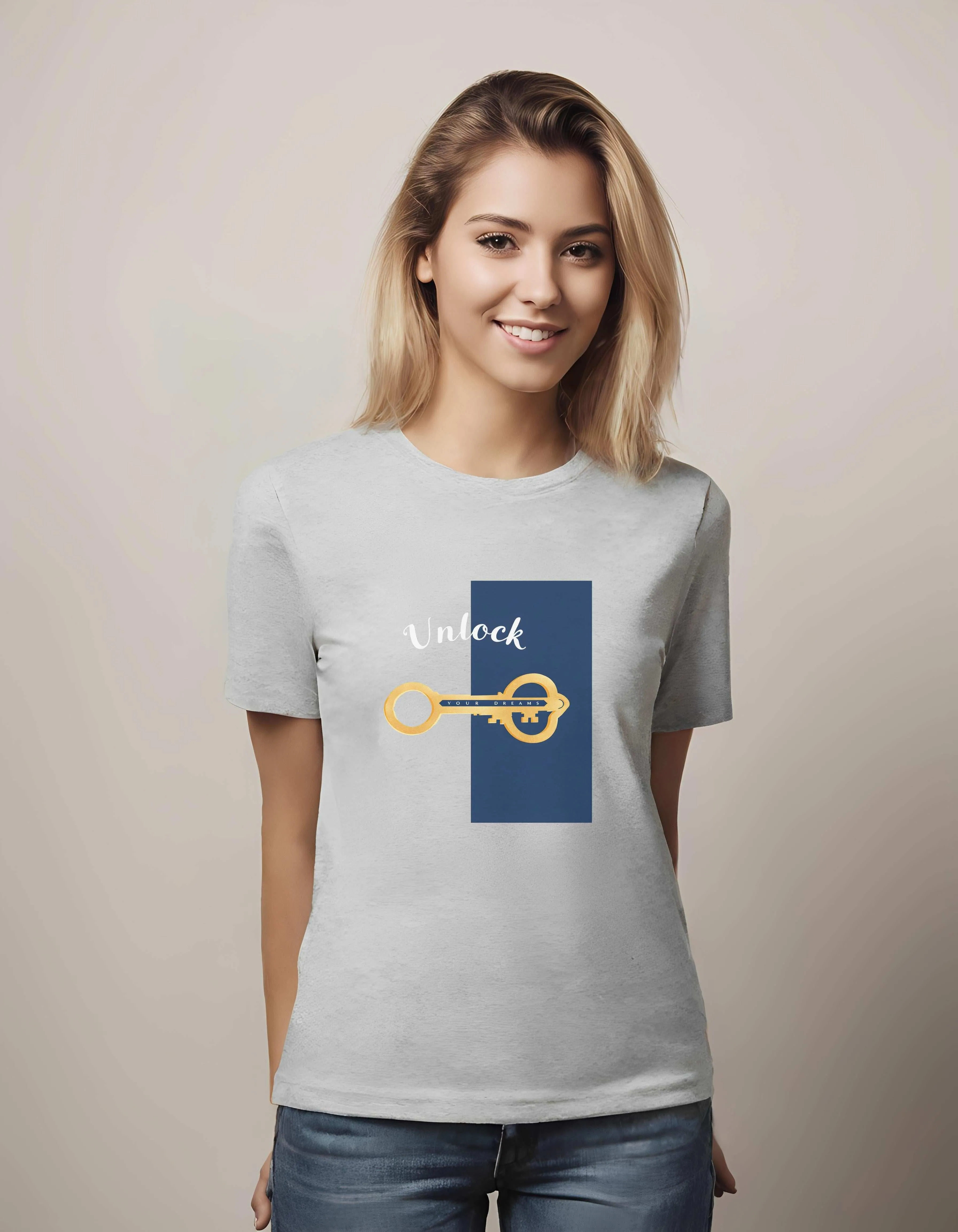 Unlock Your Dreams Key and Door Design | Classic T-Shirt (Unisex)