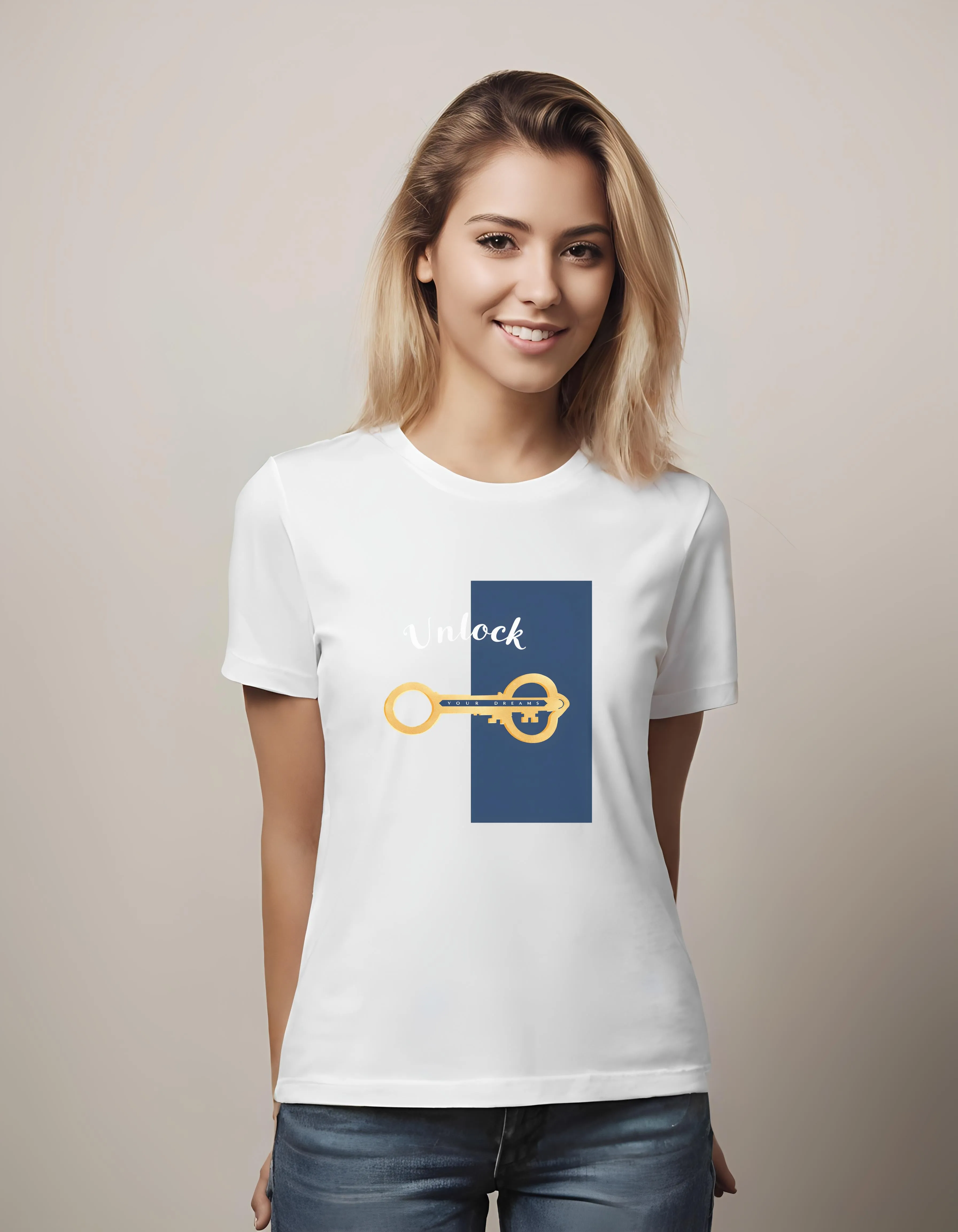Unlock Your Dreams Key and Door Design | Classic T-Shirt (Unisex)