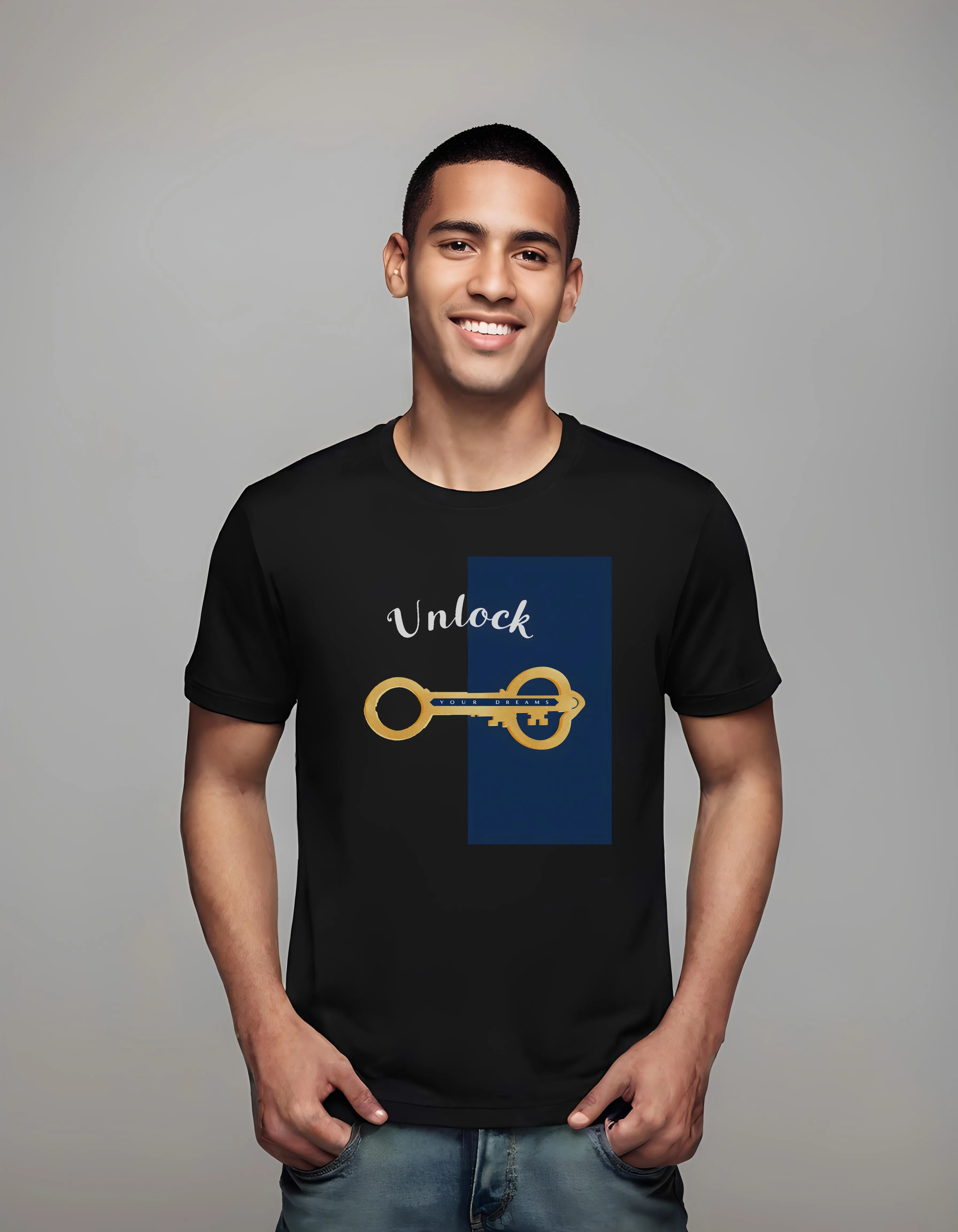 Unlock Your Dreams Key and Door Design | Classic T-Shirt (Unisex)