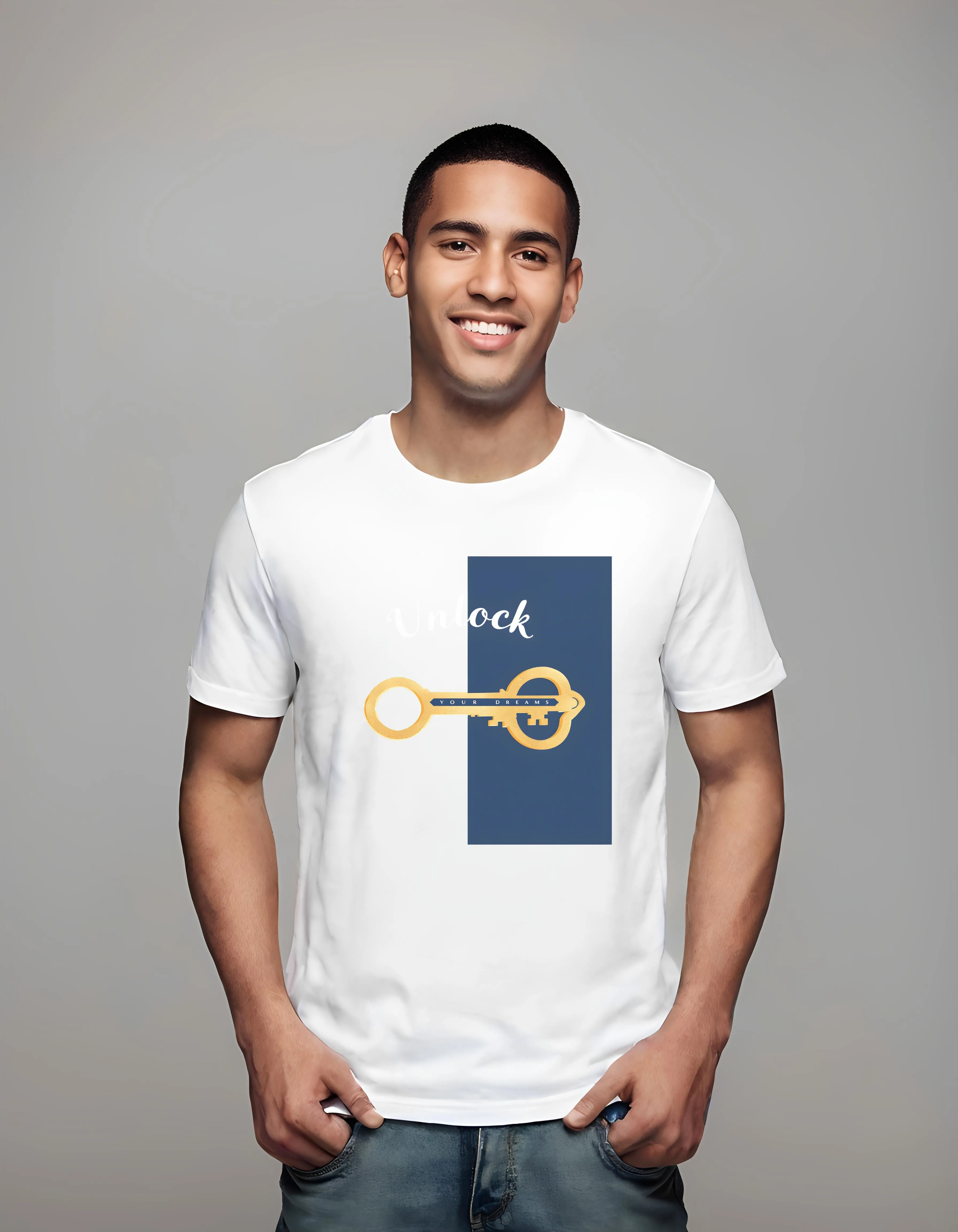 Unlock Your Dreams Key and Door Design | Classic T-Shirt (Unisex)