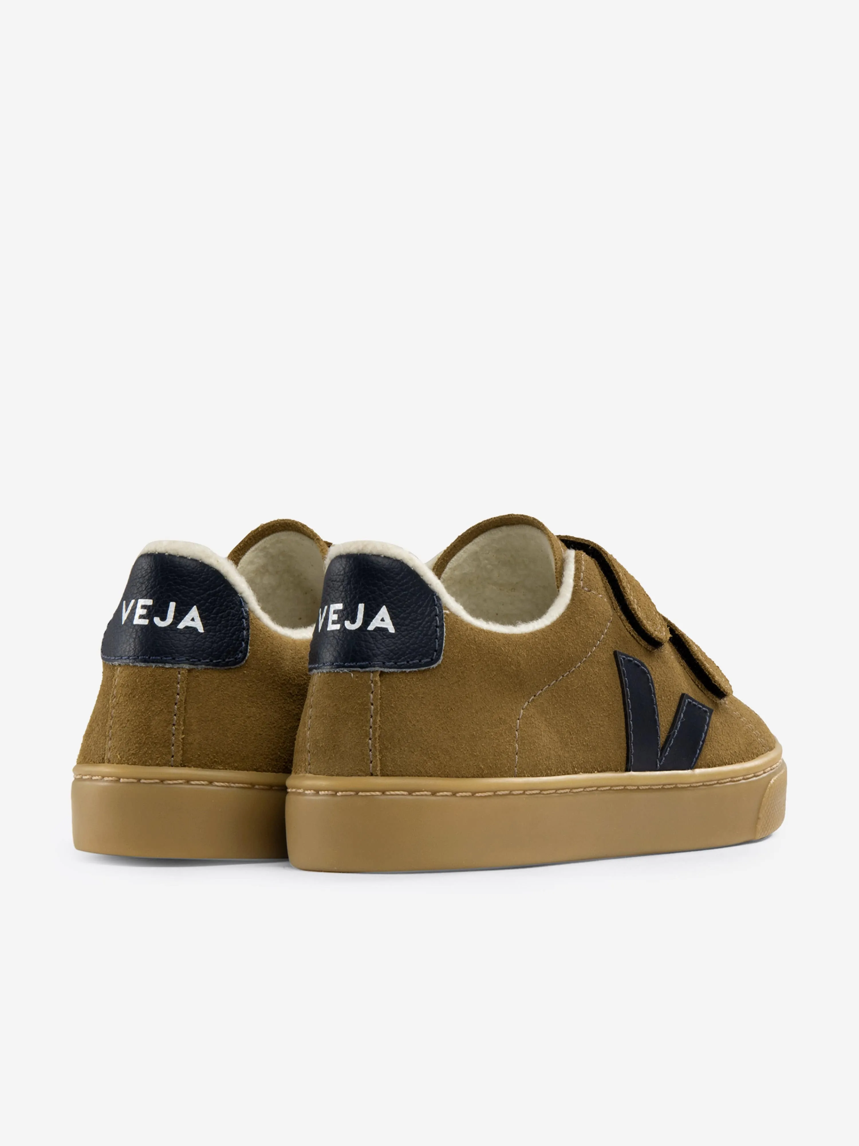 Veja Kids Suede Esplar Trainers in Brown