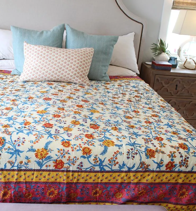 Vibrant Floral Dohar